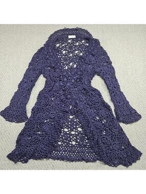 Kaliko crotchet floral sweater size 14